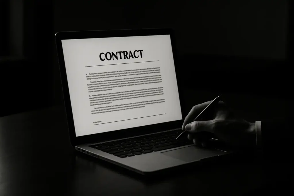 Que doit contenir un contrat de licence logicielle ?